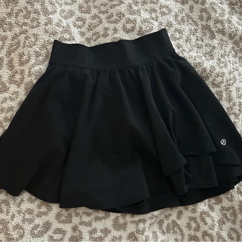 Lululemon Athletica Black Mini Skort